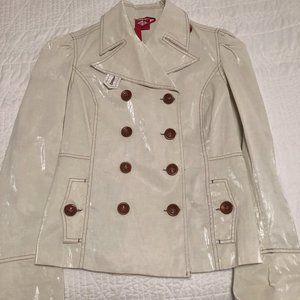 Oilily Jacket Double Breasted Ivory Sheen